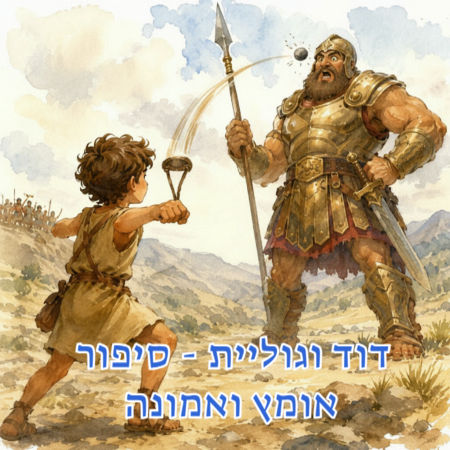 דוד וגוליית - סיפור אומץ ואמונה