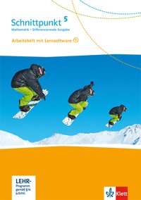 Schnittpunkt Mathematik 5. Differenzierende Ausgabe: Arbeitsheft mit Lösungsheft und Lernsoftware Klasse 5 (Schnittpunkt Mathematik. Differenzierende Ausgabe ab 2017)