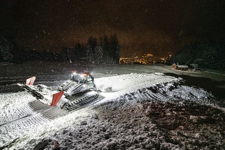 Foto dalla piste da sci Dobbiaco