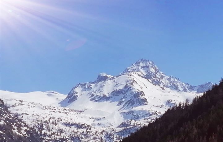Foto dalla piste da sci Espace San Bernardo