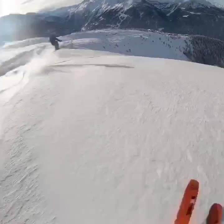 Foto dalla piste da sci Espace San Bernardo