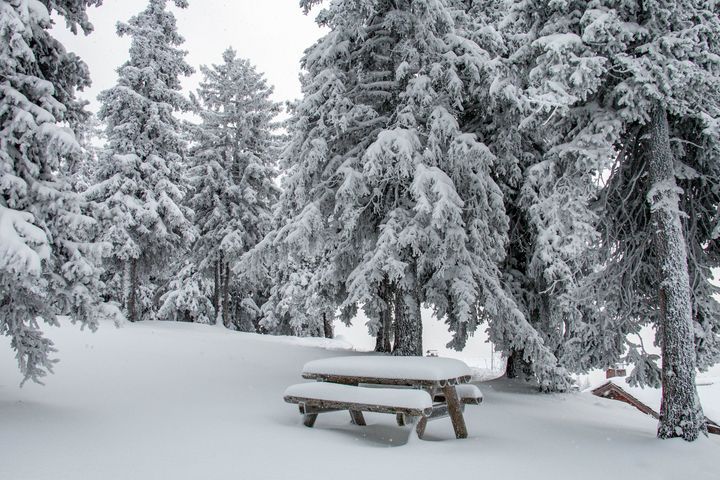 Foto dalla piste da sci Espace San Bernardo