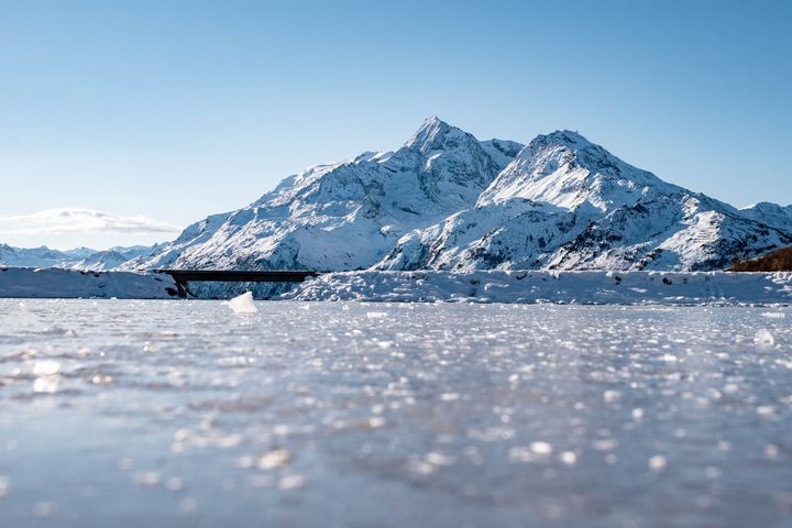 Foto dalla piste da sci Espace San Bernardo