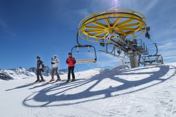 Foto dalla piste da sci Monterosa Ski