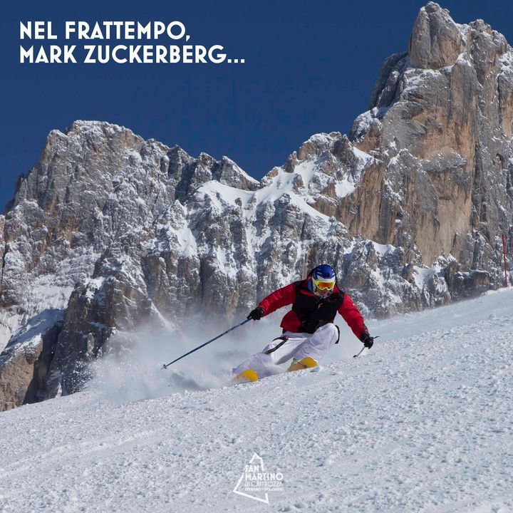 Foto dalla piste da sci San Martino di Castrozza