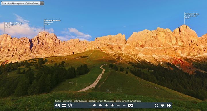 Foto dalla piste da sci Carezza Ski