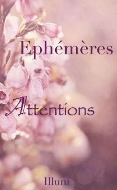 Image de couverture de Ephémères attentions