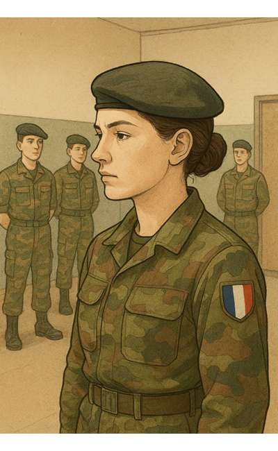 Image de couverture de Première inspection d'une très jeune sous-off