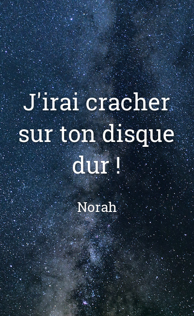 Image de couverture de J'irai cracher sur ton disque dur !