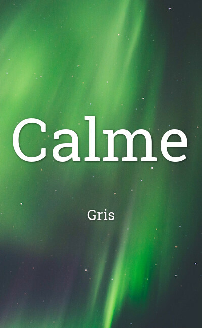 Image de couverture de Calme