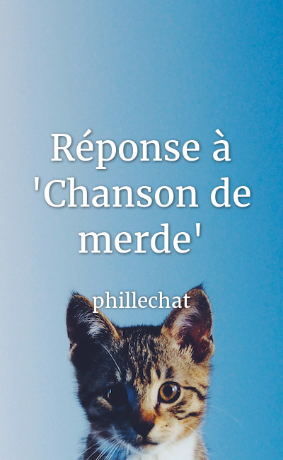 Image de couverture de Réponse à "Chanson de merde"