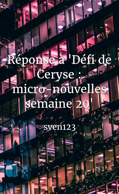 Image de couverture de Réponse à "Défi de Ceryse : micro-nouvelles semaine 20"