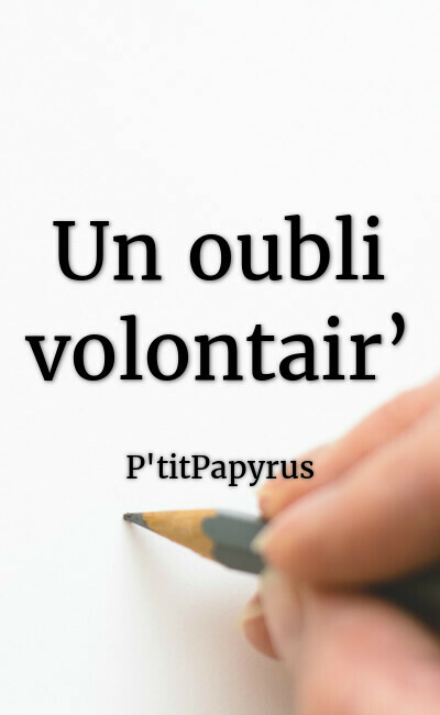 Image de couverture de Un oubli volontair’