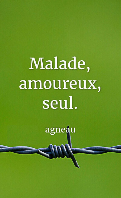 Image de couverture de Malade, amoureux, seul.
