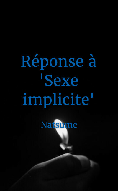 Image de couverture de Réponse à "Sexe implicite"