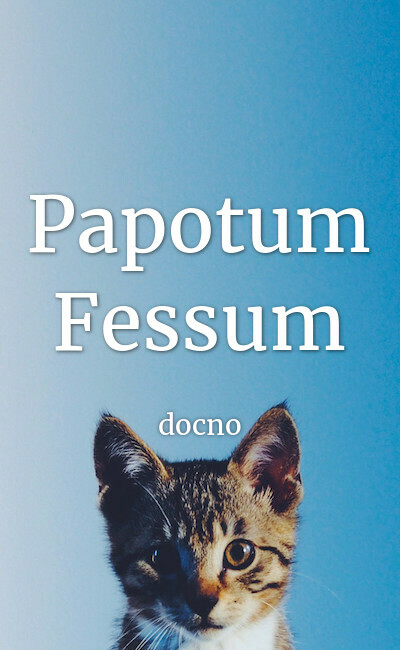 Image de couverture de Papotum Fessum