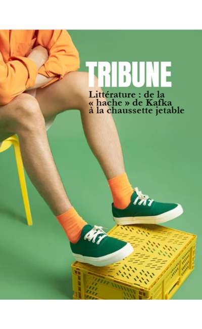 Image de couverture de TRIBUNE. Littérature : de la « hache » de Kafka à la chaussette jetable