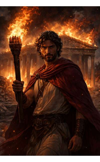 Image de couverture de Érostrate, du bûcher à la postérité