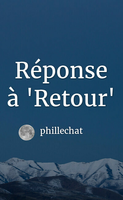 Image de couverture de Réponse à "Retour"