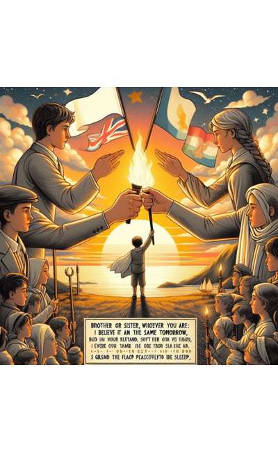 Image de couverture de Réponse à "Un poème contre la guerre."