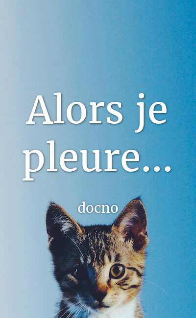 Image de couverture de Alors je pleure...