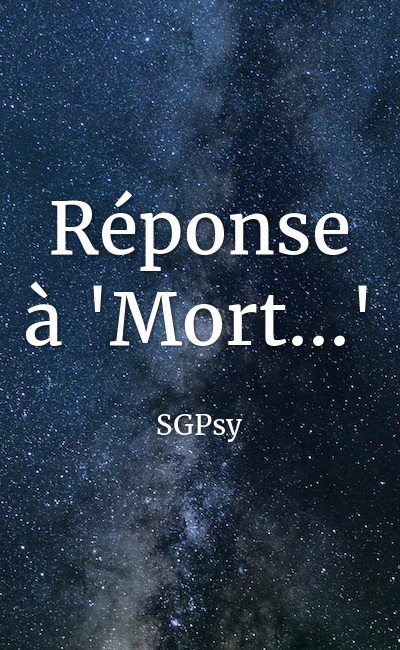 Image de couverture de Réponse à "Mort..."