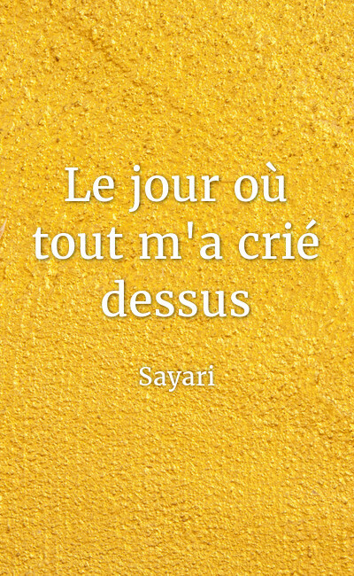 Image de couverture de Le jour où tout m'a crié dessus