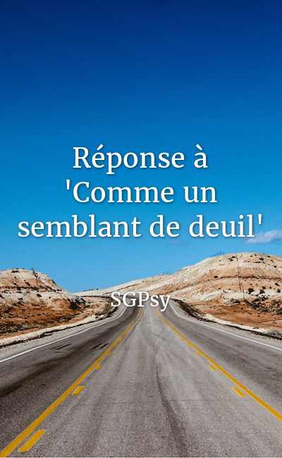 Image de couverture de Réponse à "Comme un semblant de deuil" Mémoires d' EUX