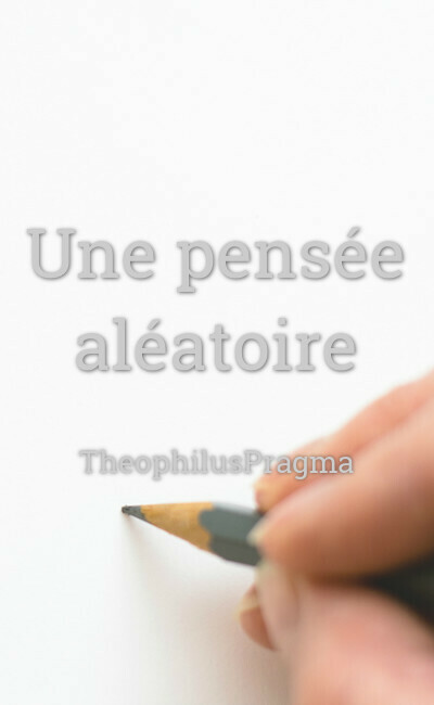 Image de couverture de Une pensée aléatoire