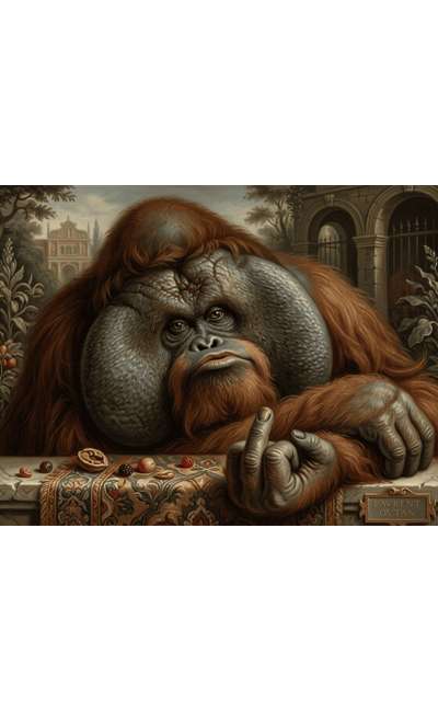 Image de couverture de Le Spleen d'un grand singe : Élégie d'un Roi...
