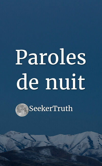 Image de couverture de Paroles de nuit