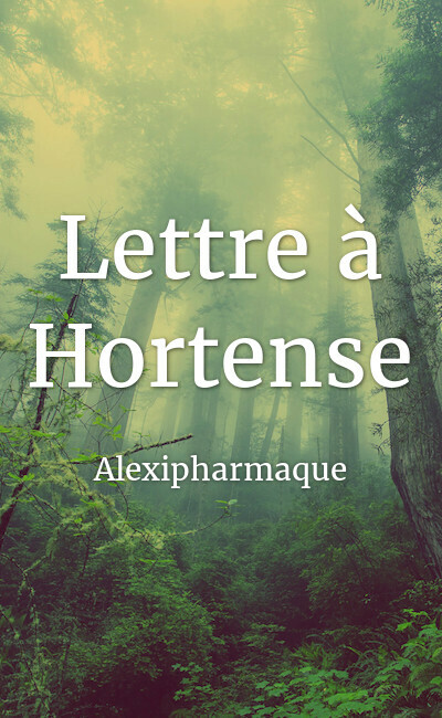 Image de couverture de Lettre à Hortense