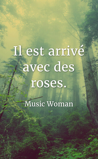 Image de couverture de Il est arrivé avec des roses.