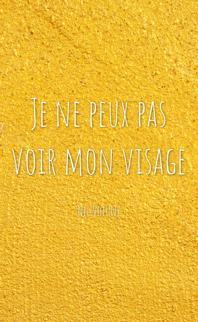 Image de couverture de Je ne peux pas voir mon visage