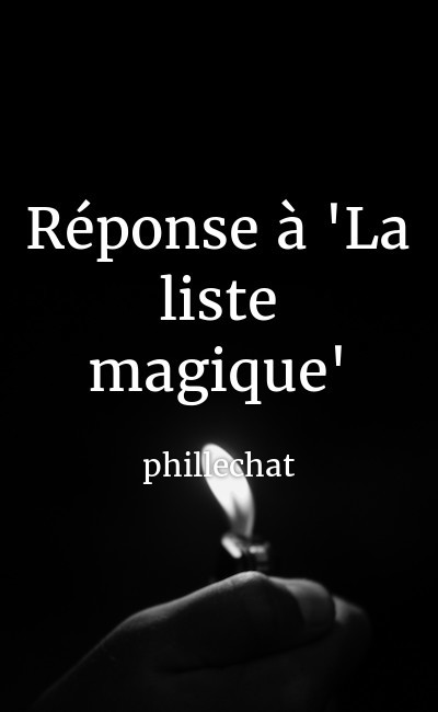 Image de couverture de Réponse à "La liste magique"