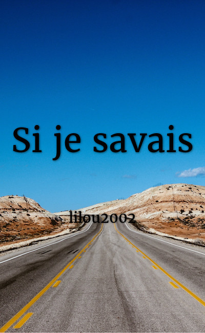 Image de couverture de Si je savais