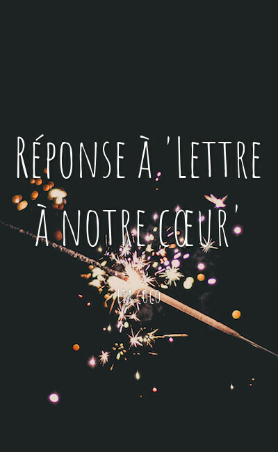 Image de couverture de Réponse à "Lettre à notre cœur"
