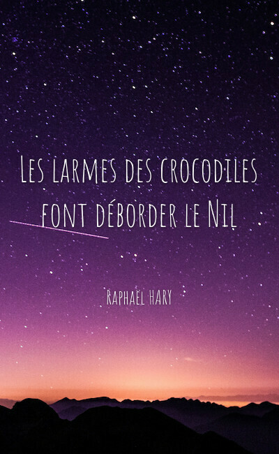 Image de couverture de Les larmes des crocodiles font déborder le Nil