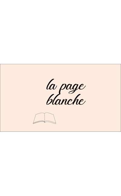 Image de couverture de La page blanche