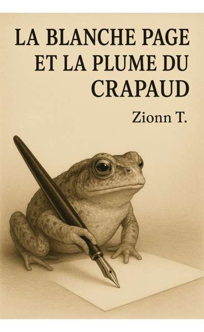 Image de couverture de La blanche page et la plume du crapaud