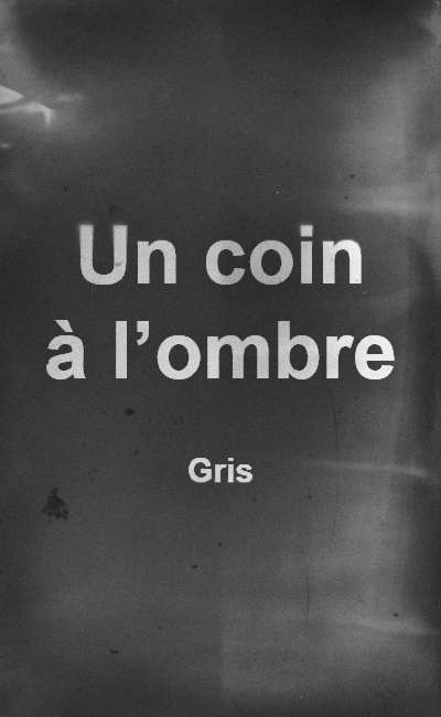 Image de couverture de Un coin à l'ombre