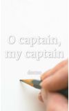 Image de couverture de O captain, my captain