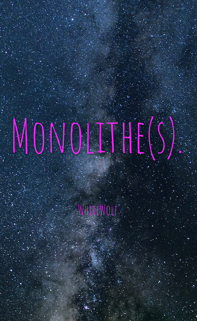 Image de couverture de Monolithe(s).