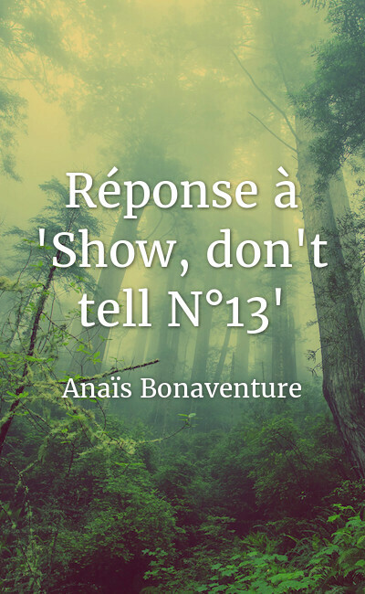 Image de couverture de Réponse à "Show, don't tell N°13"