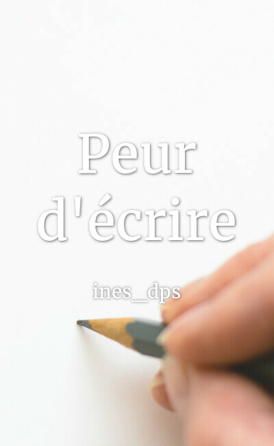 Image de couverture de Peur d'écrire