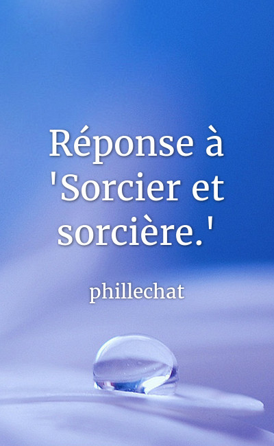 Image de couverture de Réponse à "Sorcier et sorcière."