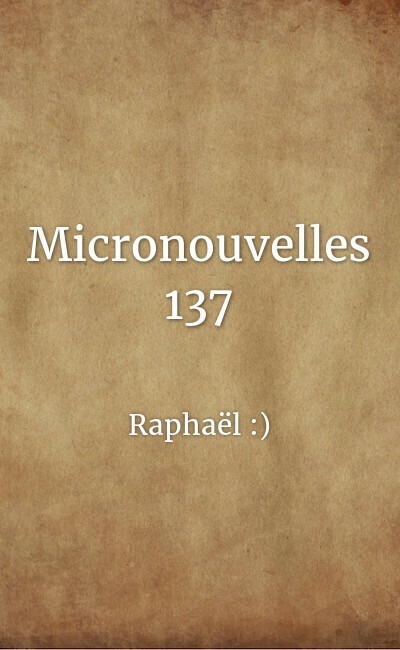 Image de couverture de Micronouvelles 137