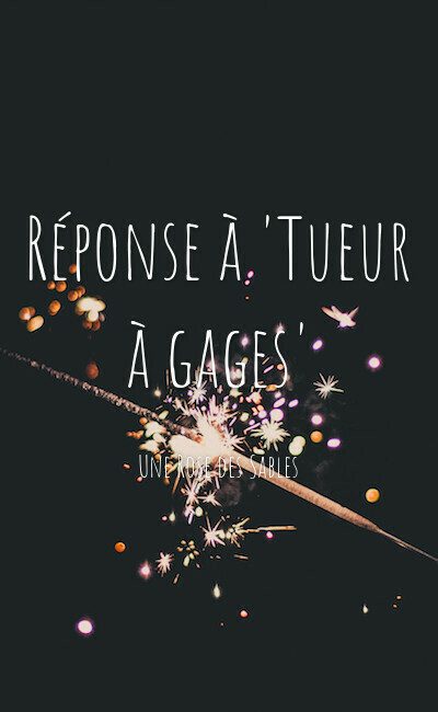 Image de couverture de Réponse à "Tueur à gages"