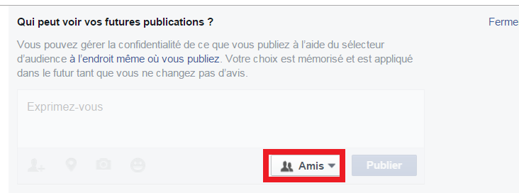 Ici, seuls vos amis peuvent intervenir sur votre journal.