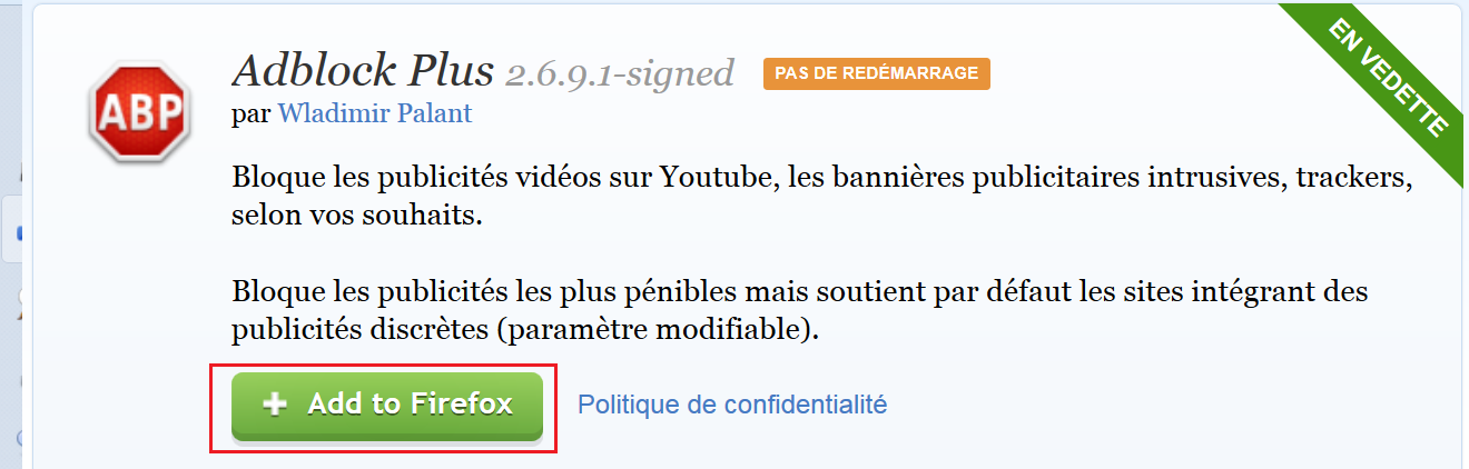 Ajouter un nouveau module à Firefox